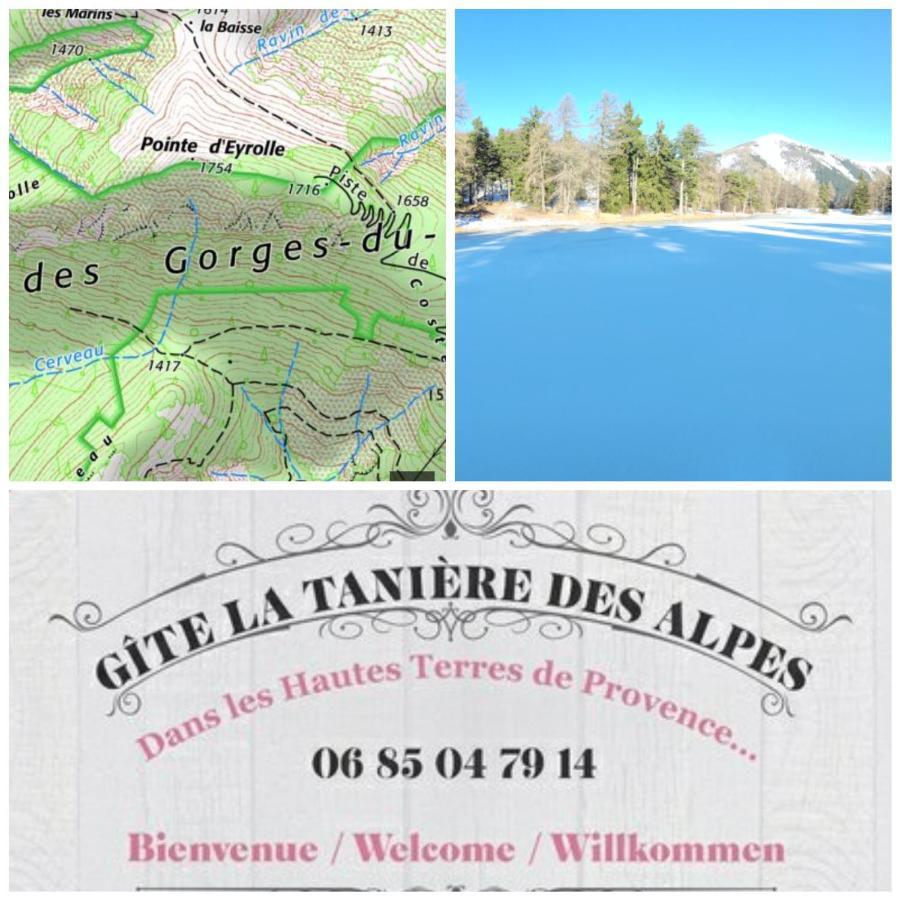 Gite La Taniere Des Alpes Bayons Exterior foto